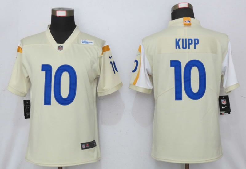 Women Nike Los Angeles Rams 10 Kupp Bone Vapor Limited Jersey,We sell and wholesale Women Nike Los Angeles Rams 10 Kupp Bone Vapor Limited Jersey on line form chian!